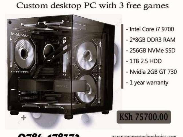 Maximize your productivity with our custom made core i7 rig