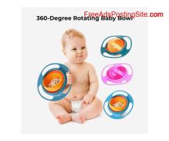 360-Degree Rotating Baby Bowl