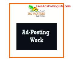 HOME BASED ONLINE PART TIME AD POSTING WORK