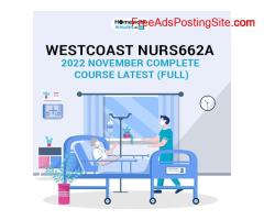 WestCoast NURS662A 2022 November Complete Course Latest (Full)