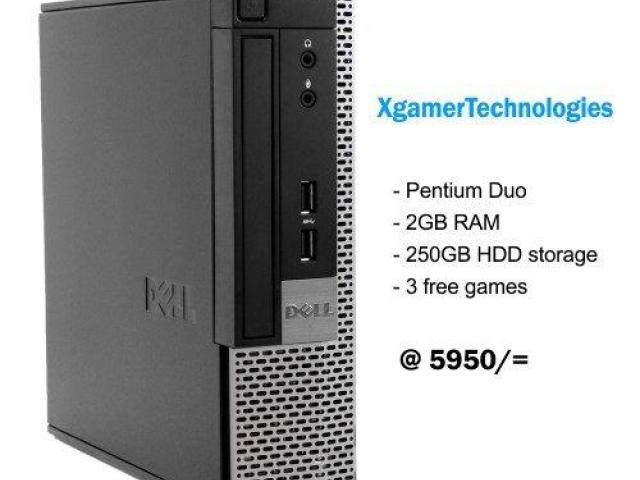 Cleaned and tested refurbed Dell Pentium PC