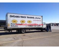 Want to get a commercial drivers license in Ontario?