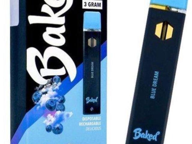 Baked 3 Gram Delta-8 & THCp Blue Dream – Sativa Disposable Vape