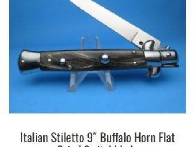 Classic Craft | Frank B Italian Stiletto Knife Maniago, Italy