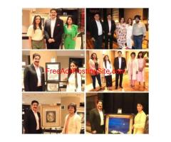 Sandeep Marwah Inaugurated Painting Exhibition at Sheraton