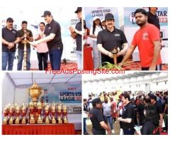 Sandeep Marwah Inaugurated Asian Sports Star league 2023 at Noida Stadium