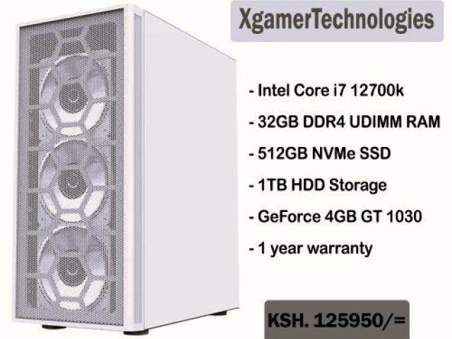 Core i7 12700k custom made gaming computer PC