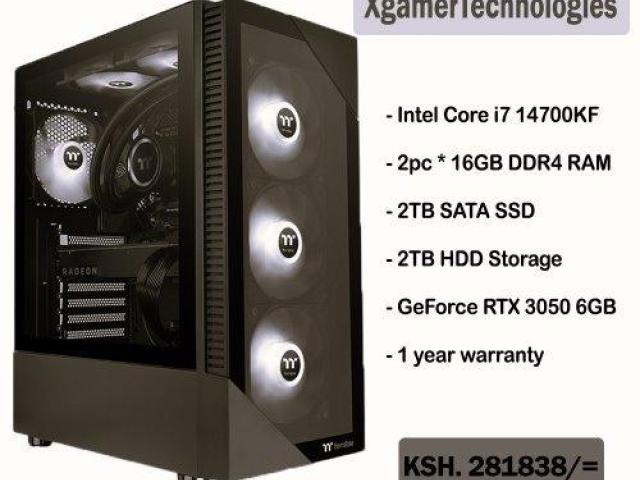 14th gen Core i7 custom made gaming tower desktop