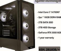 14th gen Core i7 custom made gaming tower desktop