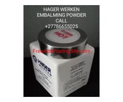 Hager werken embalming powder supplier 0786655025