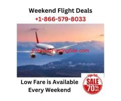 Book Cheap Weekend Flight Deals +1-866-579-8033