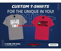 Get Your Customized T-Shirts Only at Custom Made Eastridge