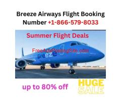 Breeze Airways Flight Booking Number +1-866-579-8033