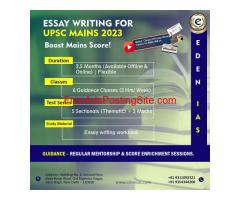 best institute for essay writing program for UPSC