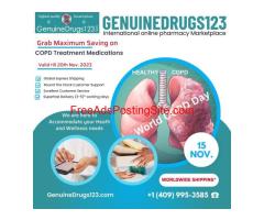 Relieve COPD: Authentic Medications at GenuineDrugs123 - Exclusive Offer!