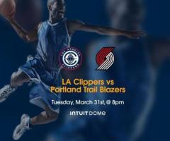 LA Clippers vs Portland Trail Blazers Tickets Intuit Dome Mar 31st, 2026
