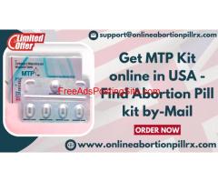 Get MTP Kit online in USA - Find Abortion Pill kit -by-Mail