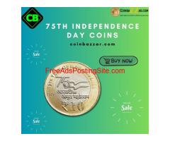 Buy 75th Independence Day Coins