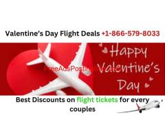 Lowest Airfare During Valentine’s day Seasons +1-866-579-8033