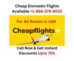 Cheap Domestic Flight Tickets Available +1-866-579-8033