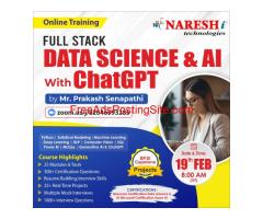 Attend a Free Demo On Full Stack Data Science & AI with ChatGPT by Naresh IT