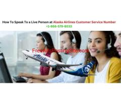 How do I Speak Live Person at Alaska Airlines Customer Service Number +1-866-579-8033