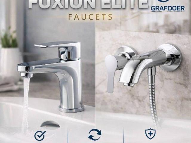 Fuxion Elite Faucets by Grafdoer | Premium Bathroom & Kitchen Tap Collection