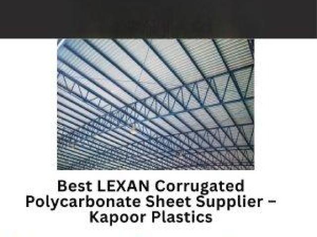 Best LEXAN Corrugated Polycarbonate Sheet Supplier – Kapoor Plastics
