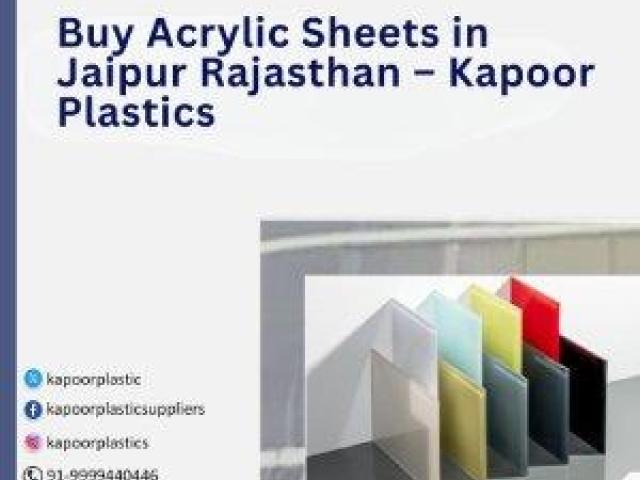 Buy Acrylic Sheets in Jaipur Rajasthan – Kapoor Plastics