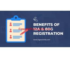 Benefits of 12A and 80g registration