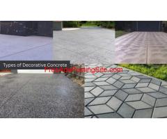Stamped Concrete Decorative Concrete Floors | Mumbai Manufacturer & Supplier