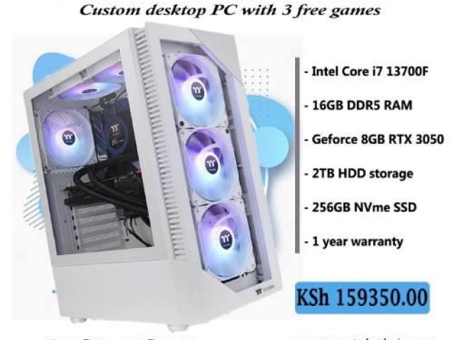 Tailor made Core i7 PC with RTX 3050 8GB graphics