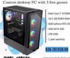 Tailor made Core i7 PC with GeForce RTX 3050 graphics