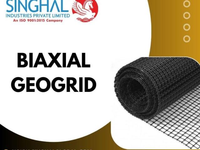 High-Strength Biaxial Geogrid for Road Reinforcement