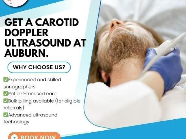 Get a Carotid Doppler Ultrasound at Auburn Radiology. (02) 8315 8292