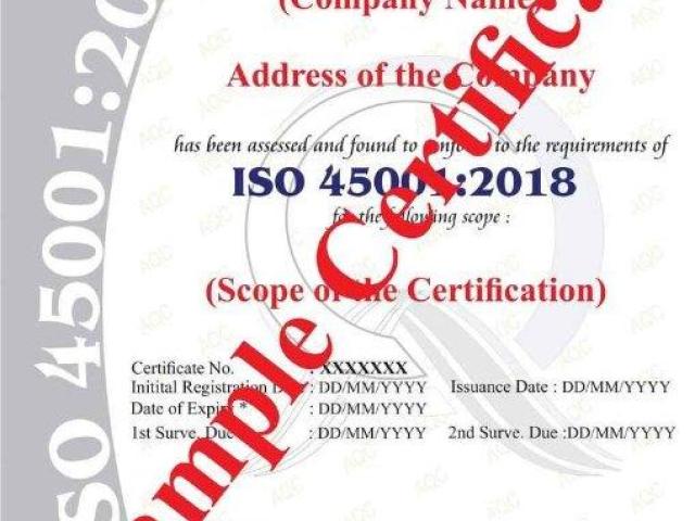 Empower Safety Culture with ISO 45001:2018 Certification
