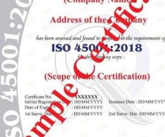 Empower Safety Culture with ISO 45001:2018 Certification