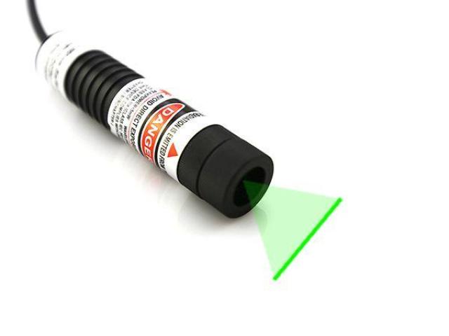 Direct Diode Emission 515nm Green Laser Line Generator Applied for CNC Cutting Machines