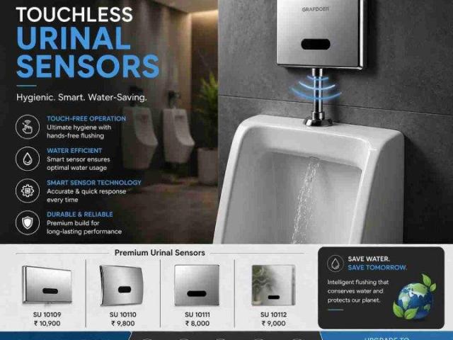 Smart Urinal Sensors for Hygienic & Water-Efficient Bathrooms