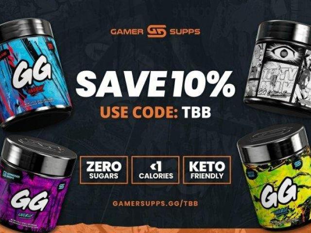 GamerSupps GG Energy Powder – Less Than 1 Calorie, 10% Off via TBB