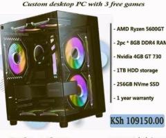 Custom produced Ryzen 5 and 16GB RAM desktop