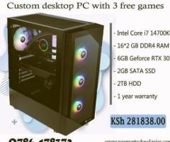 Custom produced Core i7 PC with GeForce RTX 3050