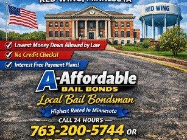 Goodhue County Red Wing Minnesota Bail Bondsman – 24/7 Bail Bonds Help