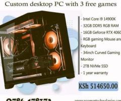 Custom produced Liquid cooled Core i9 desktop PC
