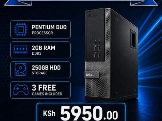 Refreshed Pentium dual core 2GB RAM Dell desktop