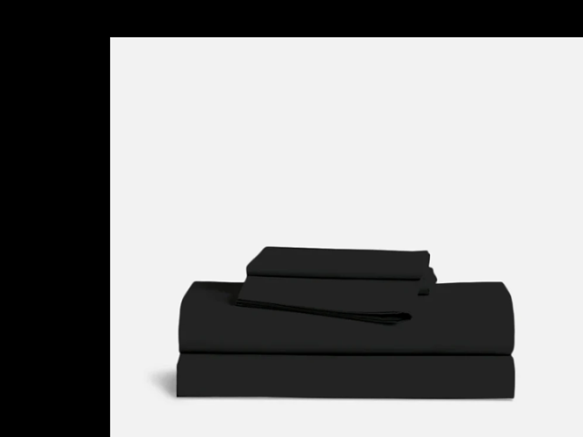 Black bed sheets