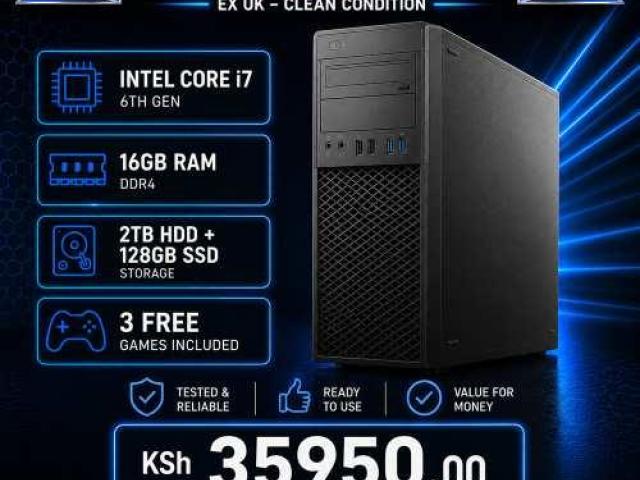 Refreshed Core i7 16GB RAM Dell Precision desktop PC