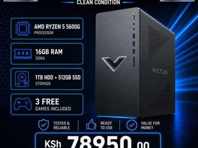 Refreshed AMD Ryzen 5 HP Victus 15L desktop PC