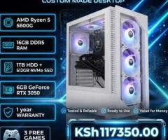 Custom designed AMD Ryzen 5 PC with RTX graphics