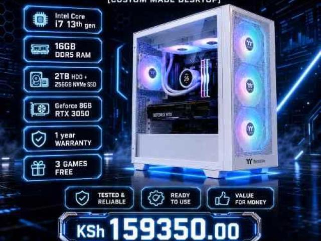 Custom designed intel Core i7 gaming desktop PC